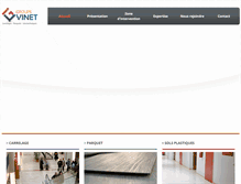 Tablet Screenshot of groupevinet.com